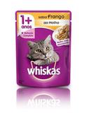 Ração Úmida WHISKAS Sachê Adulto Sabor Frango ao Molho - 20 Unids