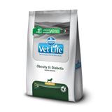 Ração Vet Life Farmina Canine Obesity e Diabetic Mini 10,1Kg