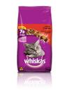 Ração Whiskas Carne 7+ para Gatos Adultos com mais de 7 anos- 3 Kg