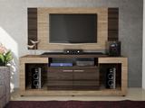 Rack com Painel para TV até 55” 2 Portas - Caemmun Premium Elegance