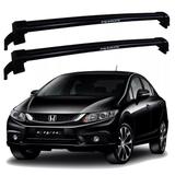 Rack De Teto Civic 2012 2013 14 15 16 Bagageiro Eqmax Preto