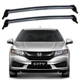 Rack De Teto Honda City 2015 Até 2019 Bagageiro Eqmax Prata