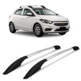 Rack de Teto Longarina Decorativo Onix 2013 a 2019 Alumínio Anodizado 2 Peças - Vf