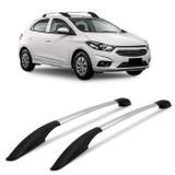 Rack de Teto Longarina Decorativo Onix 2013 a 2019 Alumínio Anodizado 2 Peças - Vf