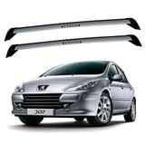 Rack De Teto Peugeot 307 2002 Até 2012 Bagageiro Eqmax Prata