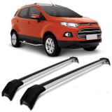 Rack de Teto Travessa Ecosport 2013 a 2019 Prata Suporta 45KG Projecar
