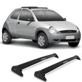Rack de Teto Travessa L World Ford Ka 1997 a 2011 Preto Suporta 45KG - Cristal car