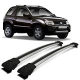 Rack de Teto Travessa Larga Grand Vitara 2006 a 2015 Prata Suporta 45KG Projecar