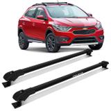 Rack de Teto Travessa Slim Onix Cross Activ 2012 A 2019 Preto Suporta 45KG Projecar