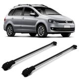 Rack de Teto Travessa Slim SpaceFox 2005 a 2019 Prata Suporta 45KG Projecar
