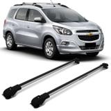 Rack de Teto Travessa Slim Spin 2012 A 2019 Prata Suporta 45KG Projecar