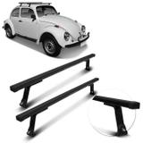 Rack de Teto Travessa Universal Fusca 1953 a 1996 Preto Aço Carbono Long Life C2