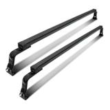 Rack de Teto Universal Long Life C1 Preto em Aço Carbono Suporta Até 60KG