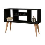 Rack Para Tv com 4 nichos Noruega Preto - Moveise