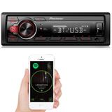 Radio automotivo mp3 usb bluetooth media receiver pioneer mvh-218bt