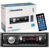 Rádio Automotivo Roadstar Bluetooth USB Sd Auxiliar