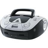 Rádio Boombox PB126 CD, USB, MP3, Auxiliar, Rádio FM, Preto/Prata, 4W RMS - Philco