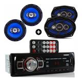 RADIO MP3 USB + falante 6 Pol + 6X9 Orion 55W