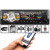 Rádio Som Automotivo Bluetooth Fm mp3 usb sd aux Lançamento Pi0066 - Winnparts