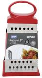 Ralador 4 Faces com Alca Redonda Inox Vermelho - Gedex
