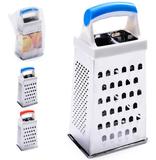 Ralador 4 Faces De Inox 8,5'' Com Pegador Colors Ox Prime - Wellmix