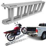 Rampa Para Moto Pickup Em Aço Carbono Universal 200Kg - Gtnox