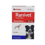 Ranivet 80mg 12 comprimidos Coveli Ranitida para Cães