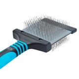 Rasqueadeira Pet Flexível Médio Azul - Propetz