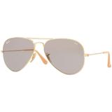 Ray-ban Aviator Evolve Rb3025 9064v8 58 - Dourado/cinza Fotocromático - Ray ban