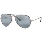 Ray-ban Rb3025 9156aj 55 - Prata-azul/azul Espelhado - Ray ban