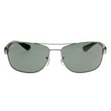 Ray-ban Rb3518l 63 - Cinza E Preto - 029/71 - Ray ban