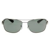 Ray-ban Rb3518l 63 - Cinza E Preto - 029/71 - Ray ban