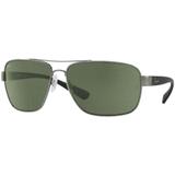 Ray-ban Rb3567l 041/9a 66 - Grafite/verde Clássico Polarizado - Ray ban