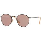 Ray-ban Round Evolve Rb3447 9066z0 - Preto/roxo Fotocromático - Ray ban