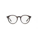 Ray-Ban Round RX2180V 2012 Tartaruga Havana Escura Lente Tam 49
