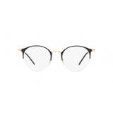 Ray-Ban Round RX3578V 2890 Preto Ouro Lente Tam 50