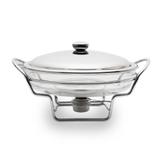 Rechaud com Assadeira e Tampa Savoy Ø 26cm Brinox