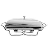 Rechaud De Prata Com Tampa Vera Cruz Retangular 3L - Toyland