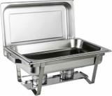 Rechaud Inox 1 cuba 9 litros banho-maria - Aço Inoxidável - Luxury gourmet