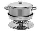 Rechaud Inox Brinox Redondo 5 Peças - Plátanos 1031/116