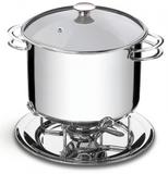 Rechaud Inox com Tampa Vidro Tramontina 65500684