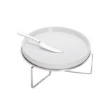 Rechaud, Refratário 27cm De Aço Inox Para Queijo Brie Wolff - R8609