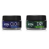 Red Iron Pomada Modeladora Cloud Efeito Nuvem 60g + Red Iron Pomada Modeladora Red Dry 60g