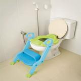 Redutor De Vaso Com Escada Troninho Infantil azul Multikids
