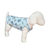 Regata Para Pet Estampada Azul 20x13cm Fábrica Pet