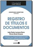 Registro de titulos e documentos - saraiva