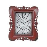 Relógio Classic Arabescos Vermelho - Goods br