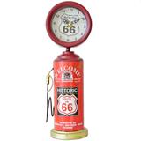 Relógio De Mesa Bomba De Combustível Historic Route 66 Retrô - Versare anos dourados