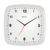 Relógio de parede analógico tradicional mecanismo step herweg branco