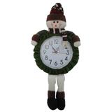 Relógio de Parede com Boneco de Neve Pelúcia de Luxo com 60cm de Altura CBRN0432 CD0082 - Commerce brasil